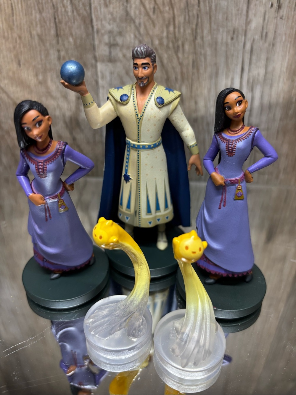 Disney Collection Wish Figure Set of 5 Figures Cake Toppers replacements 4”